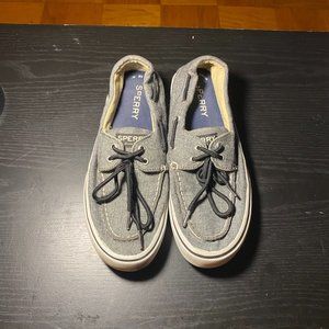 Gray Sperry Shoes